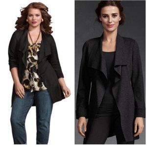 Cabi Take Charge Open Front Knit Cardigan #956 (XS)